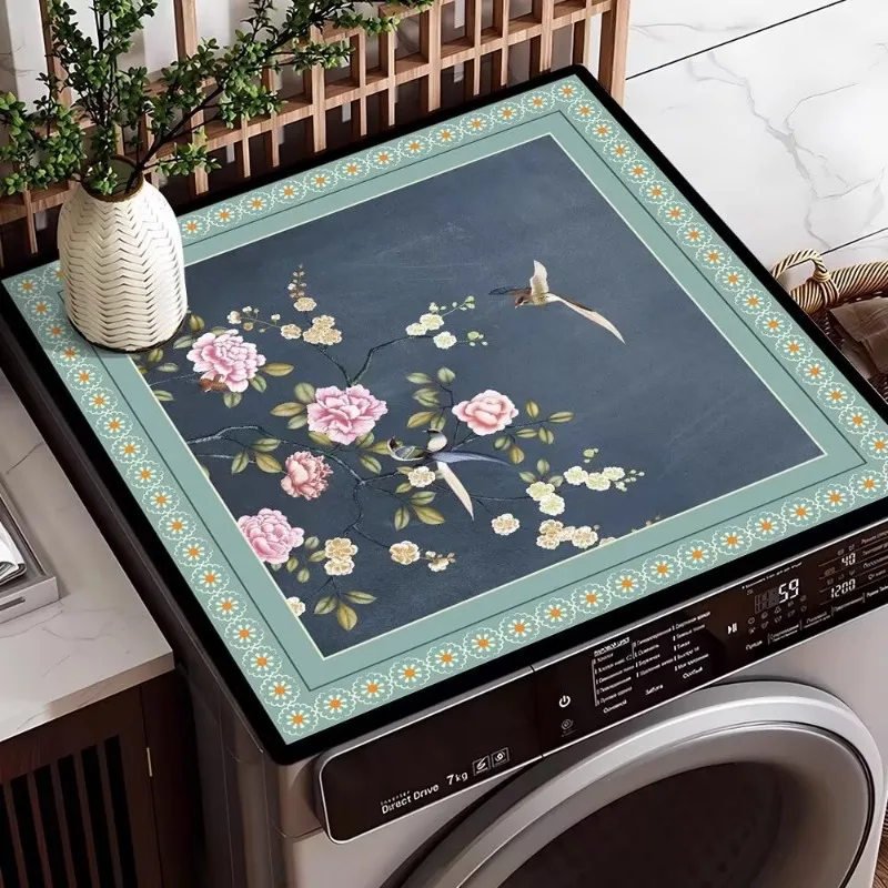 Diatom mud washing machine cover pad, countertop protection pad, microwave oven, refrigerator dust cover cloth