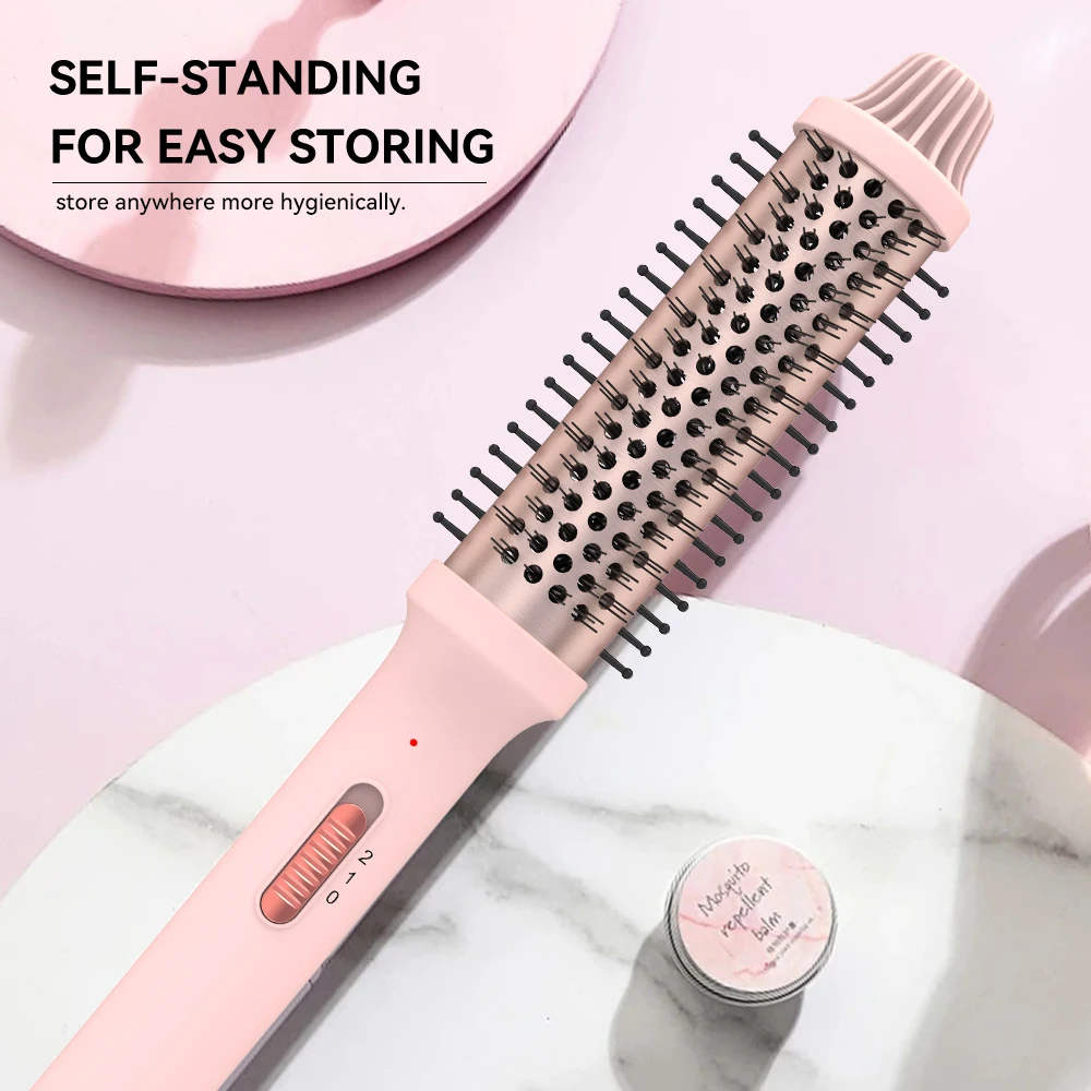 Popular Design Best Seller One Step Long Barrel Hair Curler Brush tangle Teezer Hair Brush Curling Iron Brush Hair Styler Tools