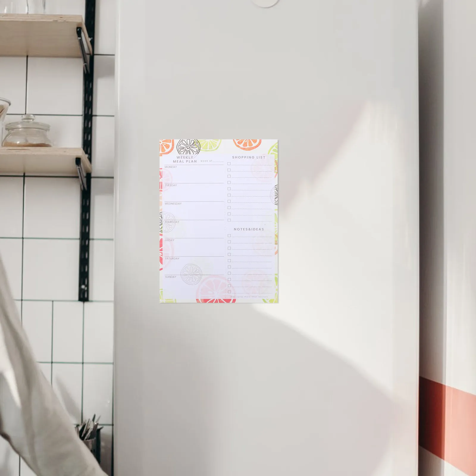 

Магнитный блокнот для списка покупок и планирования: премиум-качество, стильный дизайн, для семьи и офиса