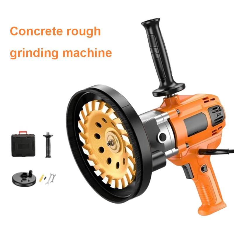 High-Power Concrete Grinder Wall Flooring Splicing Joints Cement Block Grinder Multi-Function Electric Rough Polishing Machine