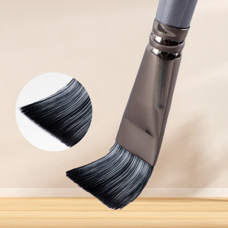 16 Pinsel Lagerung tragbare Set Pinsel Öl Pinsel Aquarell Pinsel Nylon Wolle Holzstange Pinsel