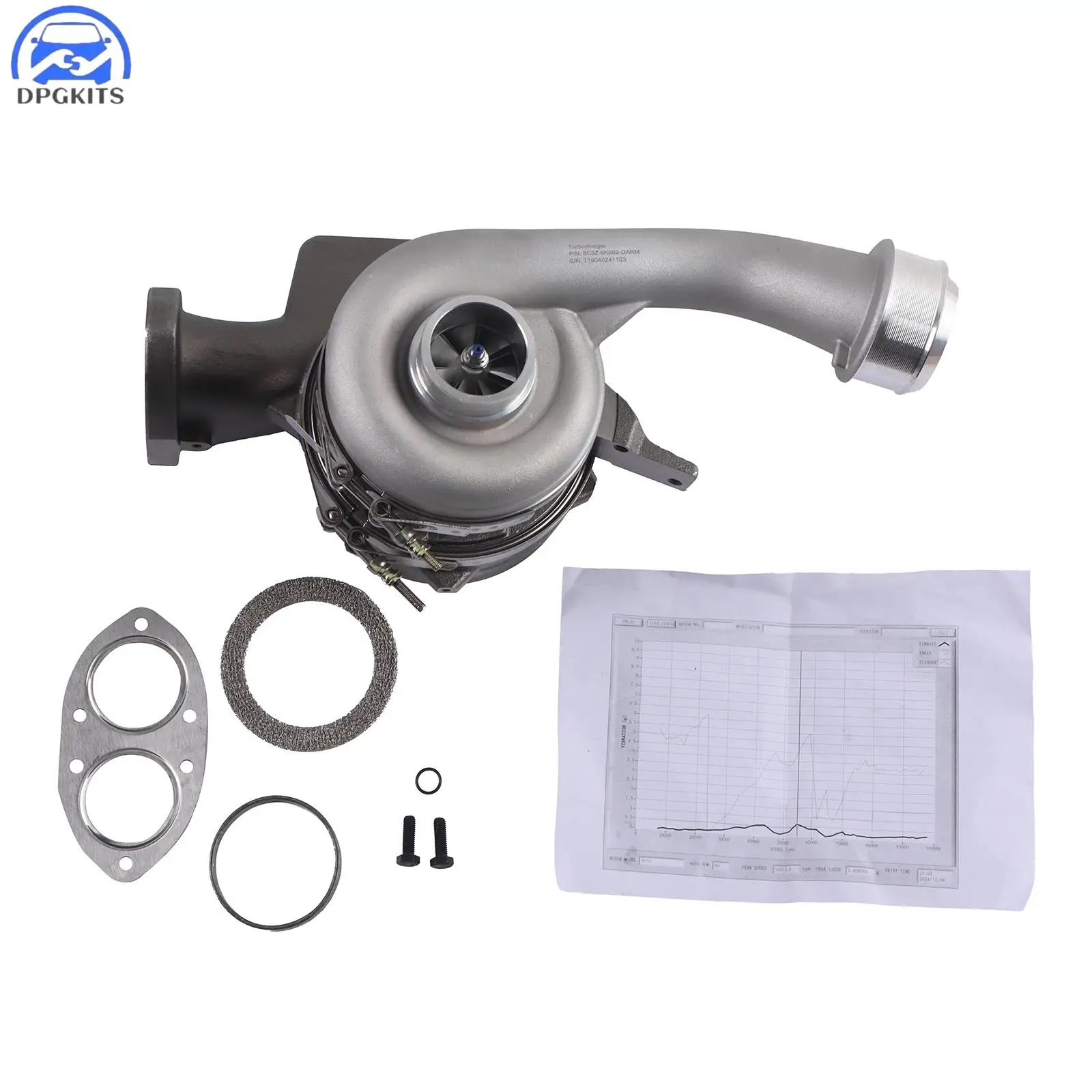 

DPGKITS 1PC Turbo Turbocharger For Ford F-250 08-10 Powerstroke 6.4L 8C3Z-6K682-DARM Car Accessories Dropshipping Universal