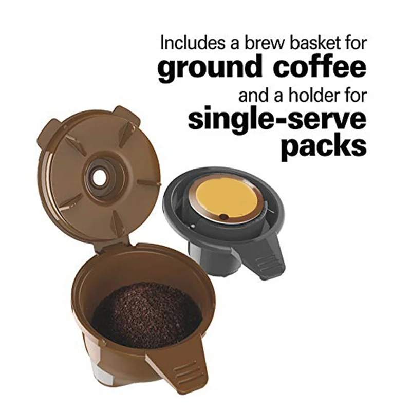 

-MEOF кофеварка, корзина с фильтром, аксессуары для кофеварки, многоразовый фильтр для кофе на одну порцию для Hamilton