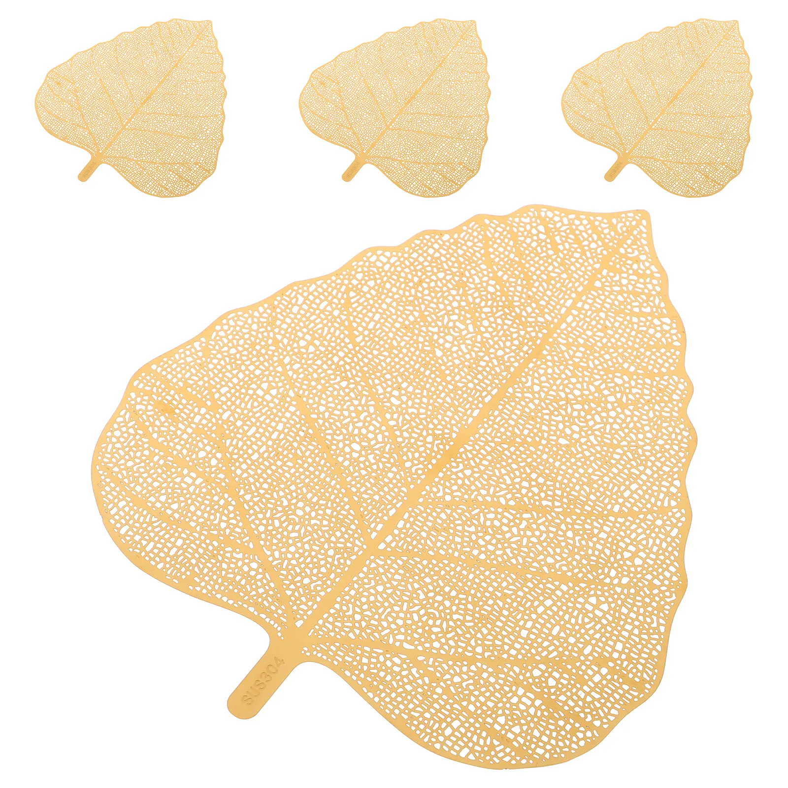 

4pcs Stainless Steel Wine Glass Lid Universal Outdoor Cup Cover Camping Picnics Spill-Proof Tea Coffee Mug Topper Leaf Shape