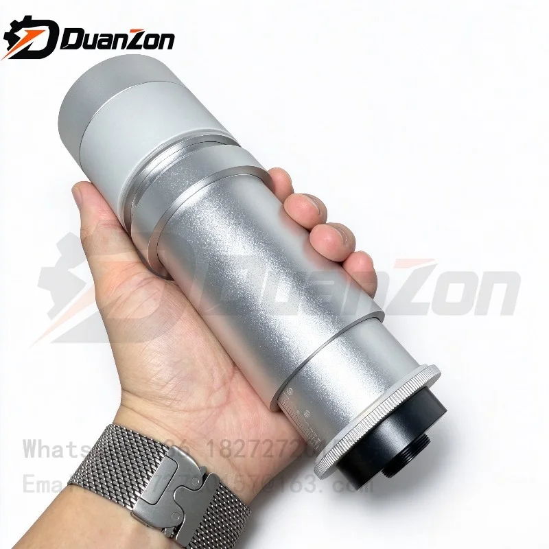 50X silver PGHC120 focusing lens beam expander collimating lens can output 50x fiber sma905