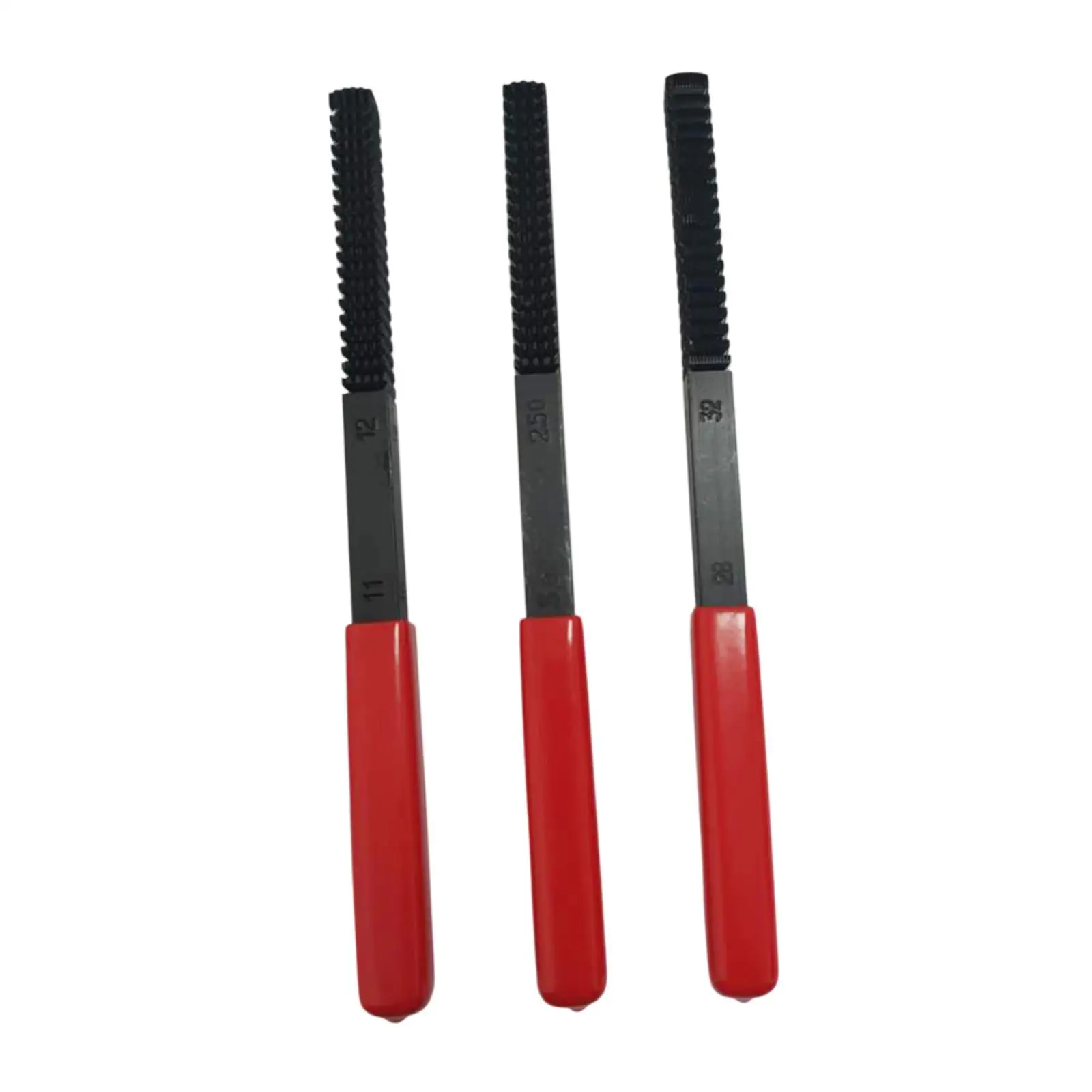 3Pcs Thread Straightening Tool Easy Carry Thread Repair File for Studs Pipe