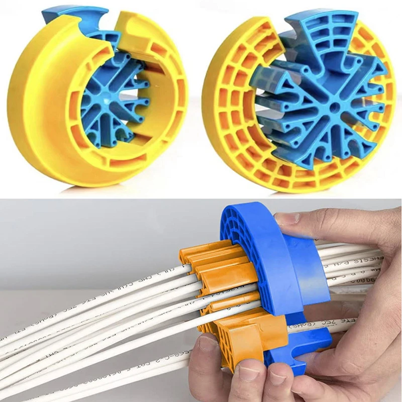 네트워크 카딩 장치 케이블 빗, 내화 ABS 플라스틱 일반 케이블, 5 및 6 네트워크 케이블 배치 및 카딩 도구 