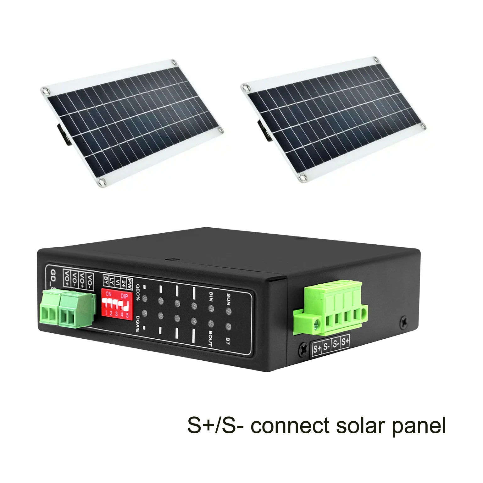

Industrial MPPT solar controller 12V/24V dc output max 72w plug and play