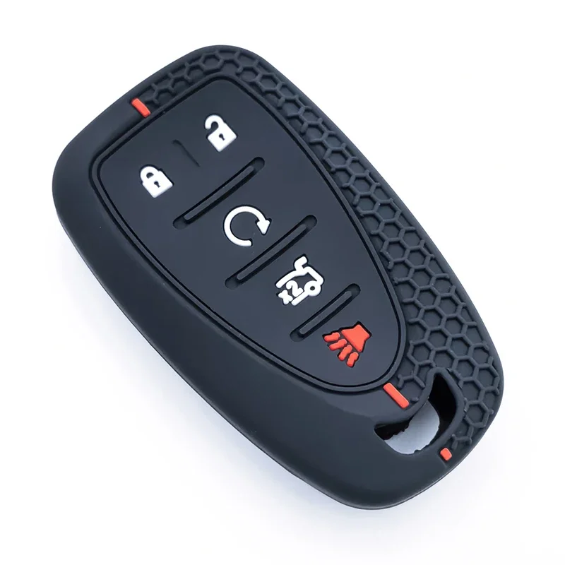 Für Chevrolet Chevy Malibu Camaro Cruze Traverse Sonic Volt Bolt Equinox Silikon Auto Schlüssel Abdeckung Shell Fall Schlüsselbund Schutz