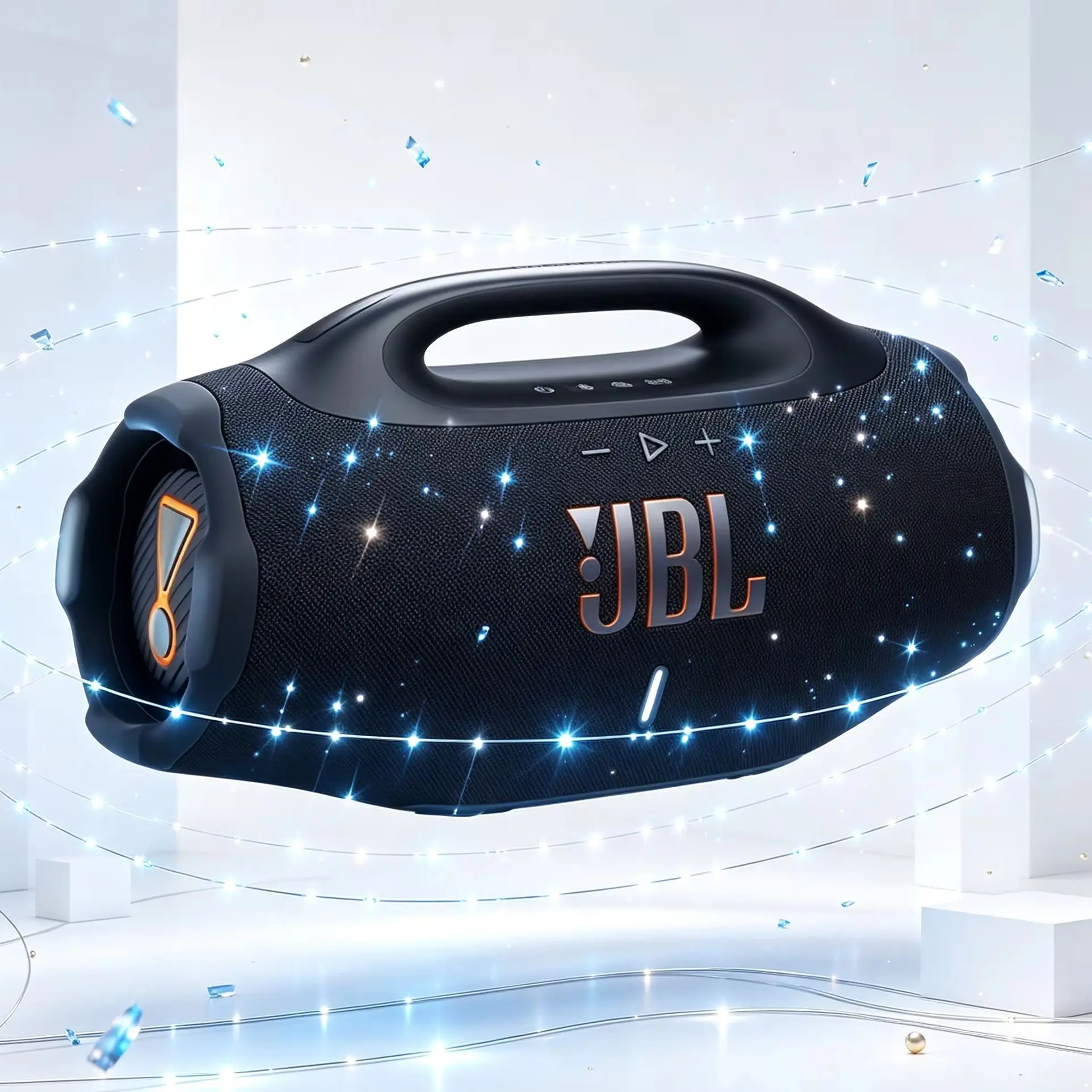 JBL Boombox4 Power Bank Bluetooth Speaker Output Charge Phones IP67 24H Playtime for Long Outdoor Camp