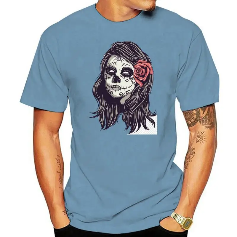 Mexican woman head of death Womans 3 4 Short sleeve T-shirt(1)