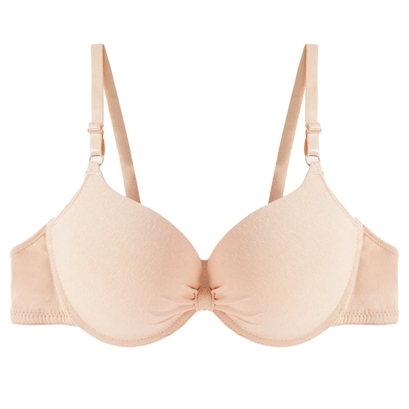 Push Up Bra for Women's Deep V Underwire Solid Design