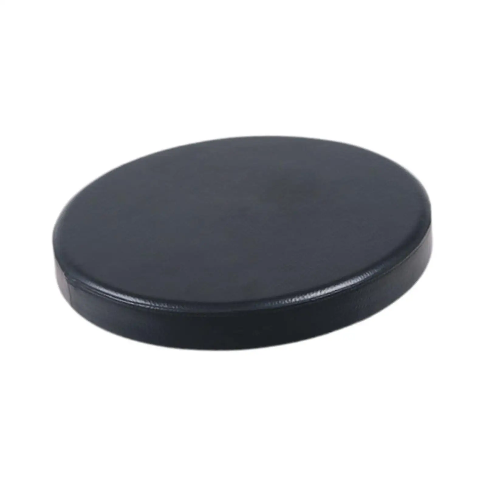 Round Bar Stool Top PU Leather Cushion Anti Static Replacement for seat Easy to Maintain for Kitchen Island Seating