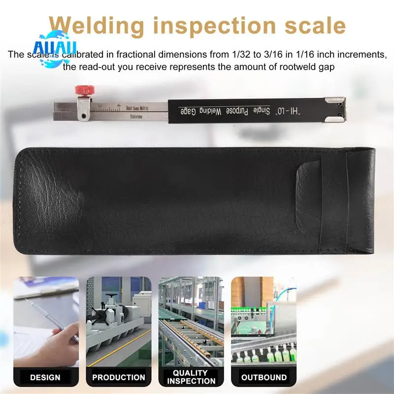 

AUAU-Welding Inspection Scale Small Height Gauge Hi-Lo Dedicated Internal Welding Ruler Metric Size N19