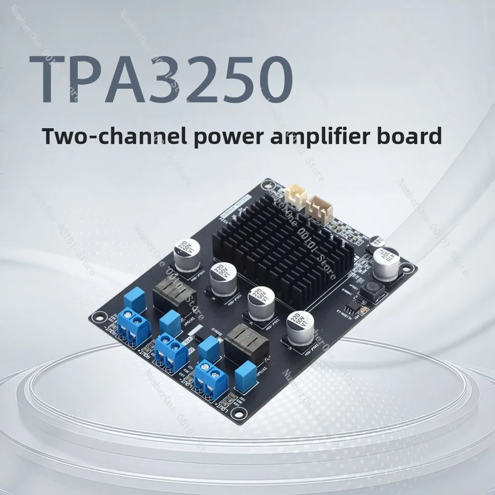 Tpa3250 dual-channel audiophile digital hi-fi class-d high-power stereo amplifier board 130w*2