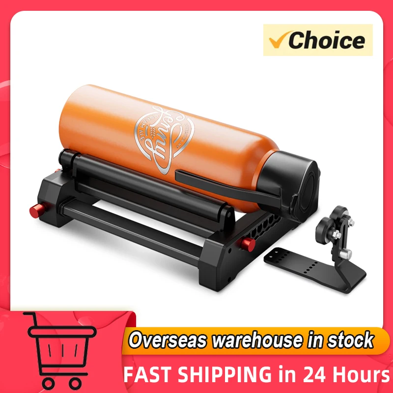 AlgoLaser RR2 Laser Rotary Roller Laser Engraver Y-axis Rotary Roller 360° Rotating for 1-150mm Different Engraving Diameter