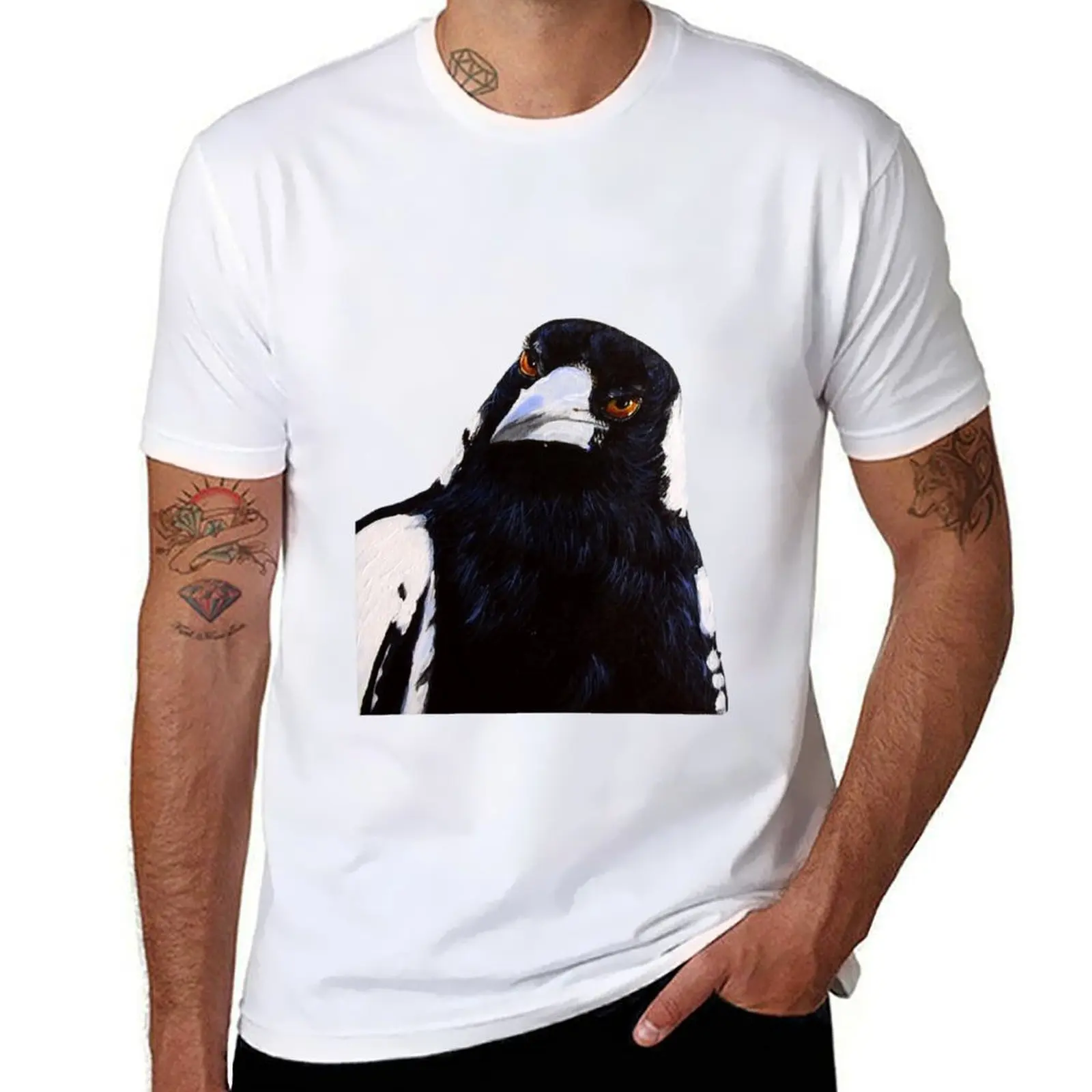 

Well t shirt man humor dark shirts t plain HellooooThere funny Magpie T-Shirt -
