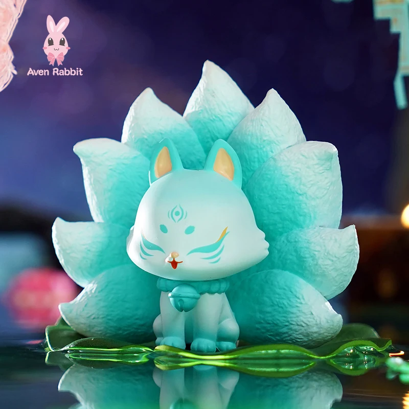 Ancient Nine Fox Fairy Series 2 Blind Box Toys Mystery Box Mistery Caja Misteriosa Caixa Figure Kawaii Model Girls Birthday Gift