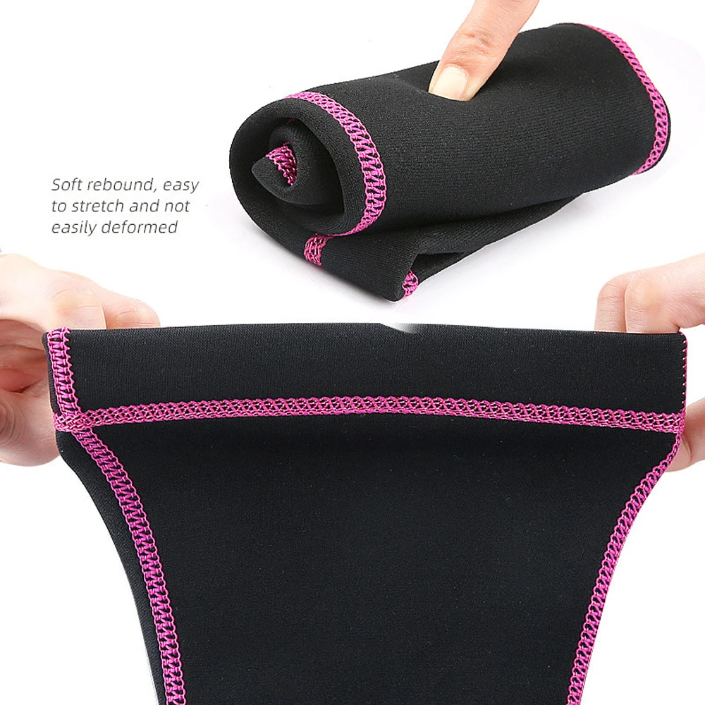 1 Pair Leg Support Long Wetsuit Socks, Thermal Non-Slip Stretchy Neoprene Diving Long Socks Quick Drying for Men and Women