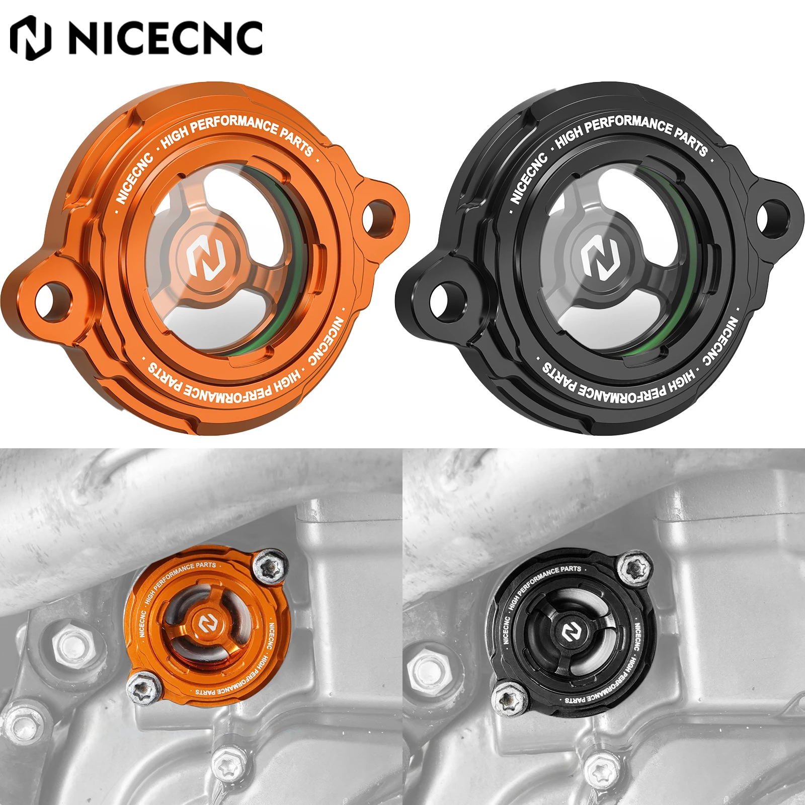 Tapa de filtro de aceite de motor para KTM 790 890 Adventure/R DUKE 2021-2025 1190 RC8/R 1050 1090 1190 1290 Super Duke Adventure/R/S/T