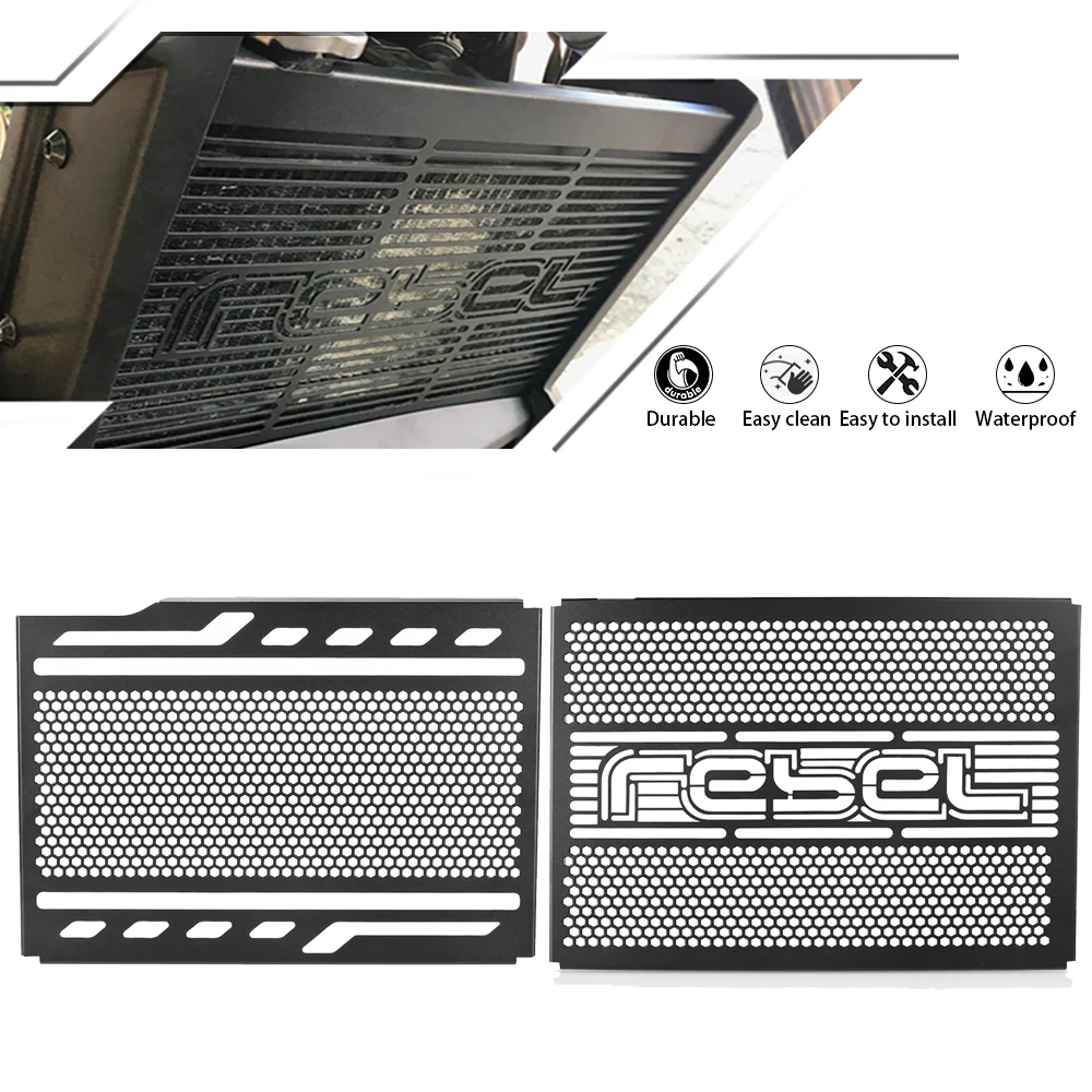 

For HONDA Rebel CMX300 500 CM300 500 2017 2018 2019 2020 2021 Motorcycle Radiator Grille Cover Guard Protection Protetor Grill