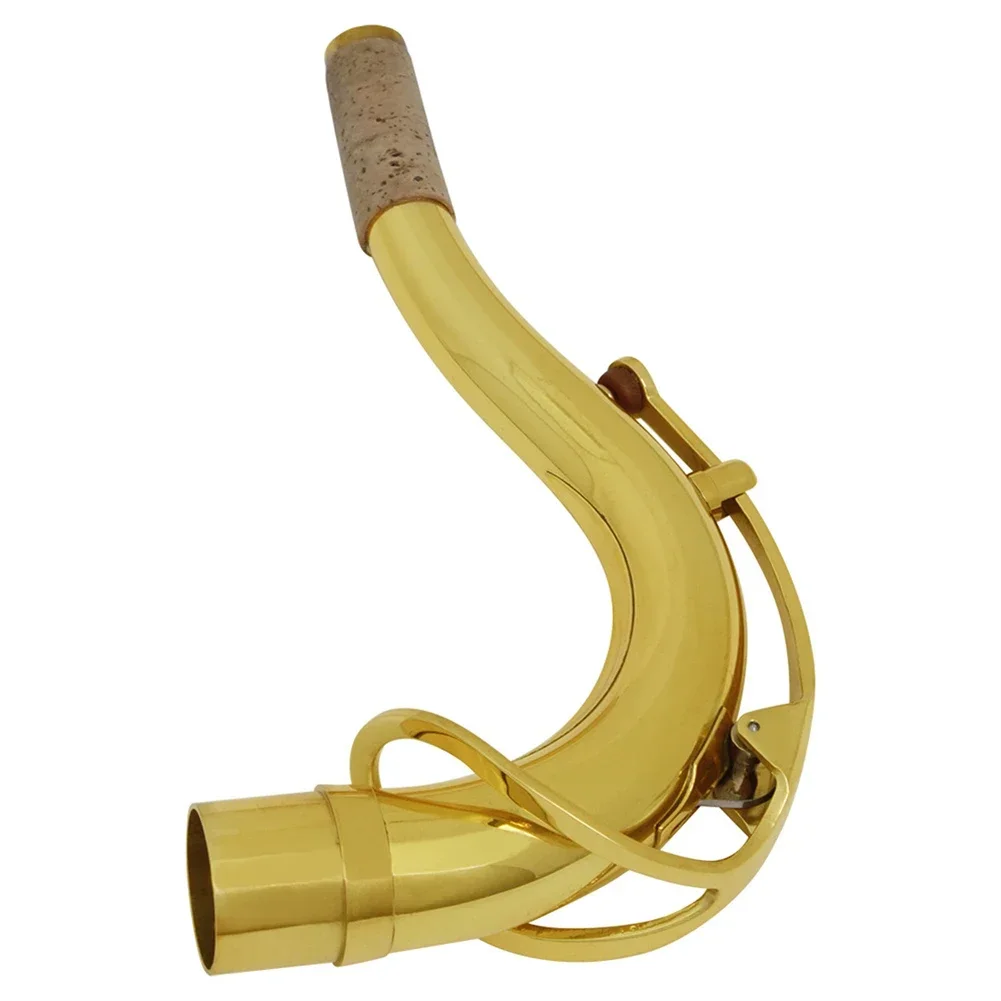 

Brass Tenor Bb Saxophone Sax Bend Neck 27.5mm Saxophone Accessores With Leather Pad Spring Cork Musical Instruments Parts