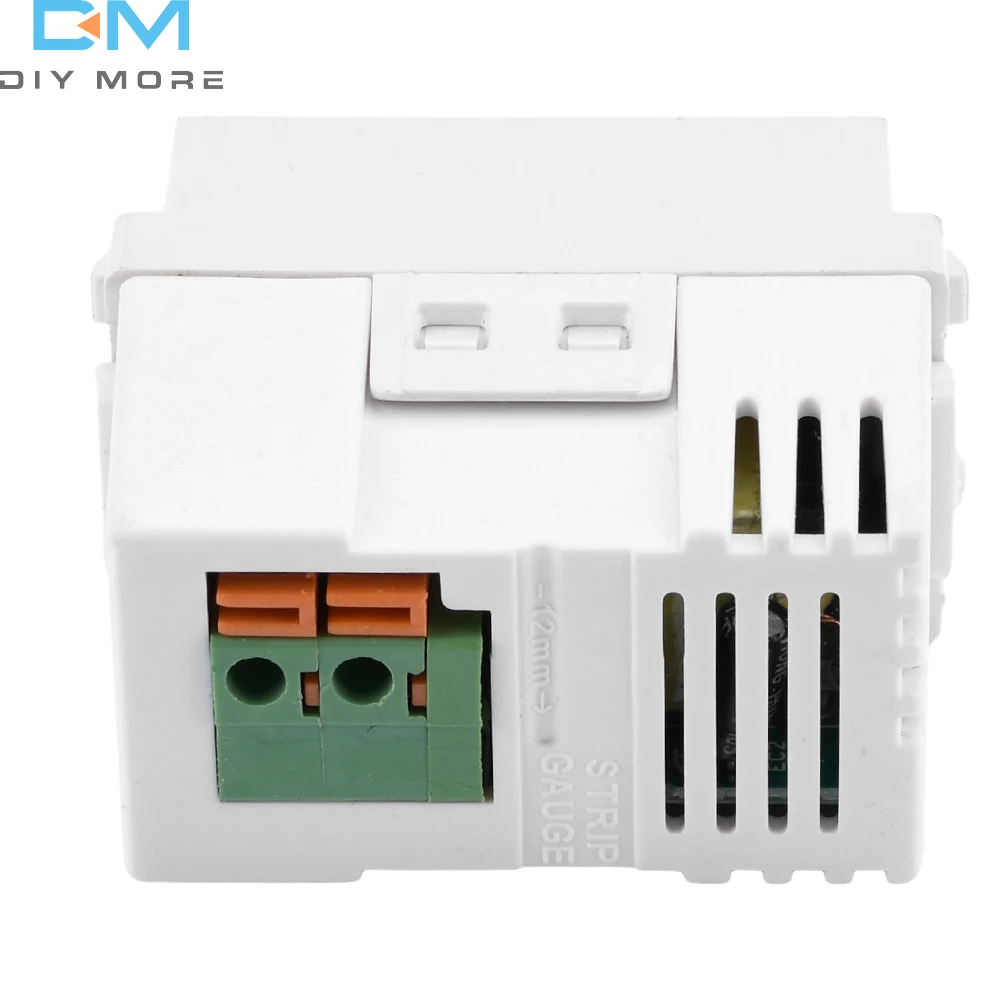 Type 128 USB Power Module 220V Socket 5V 2.1A 1A Mobile Phone Charging Module Switch Adapter Transformer Charging Power Socket