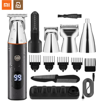 Xiaomi Youpin Professional Waterproof Hair Clipper Men Rechargeable Cordless Electric Razor 5 In 1 Barbers Beard Hair Trimmer