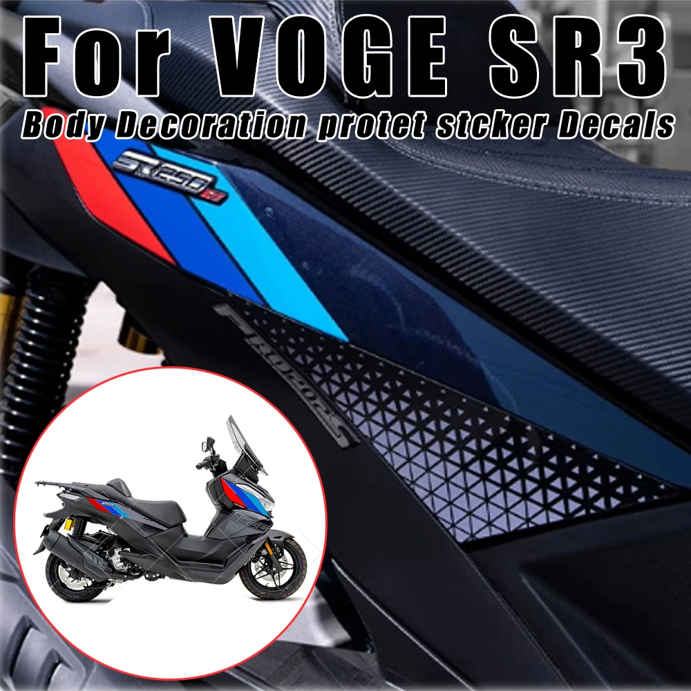 

For VOGE SR3 SR 3 SR-3 2025 Motorcycle Fairing Body Sticker Decorative Fuel Tank Pad Decals Kit Protector Stickers
