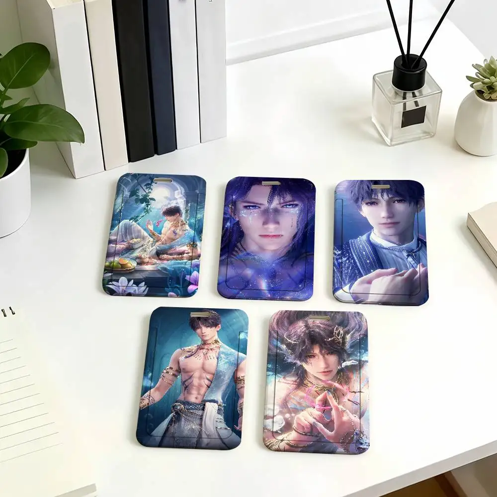 Love and Deepspace Rafayel Badge Card Holder Student ID Case Daily Use Subway Commute Work Cover Office School Bus Protector