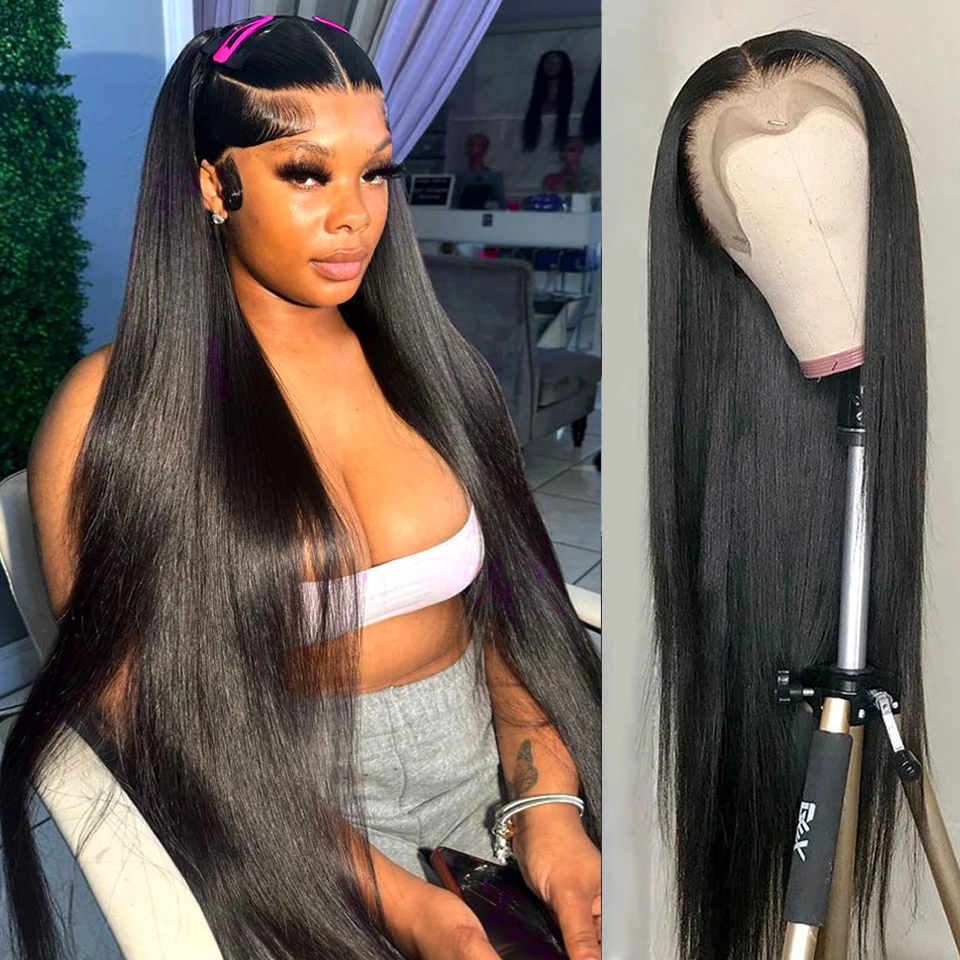 

Straight Hd Lace Front Human Hair Wigs 13x4 Lace Frontal Bone Straight Human Hair Wig Glueless Brazilian Wigs On Sale Clearance