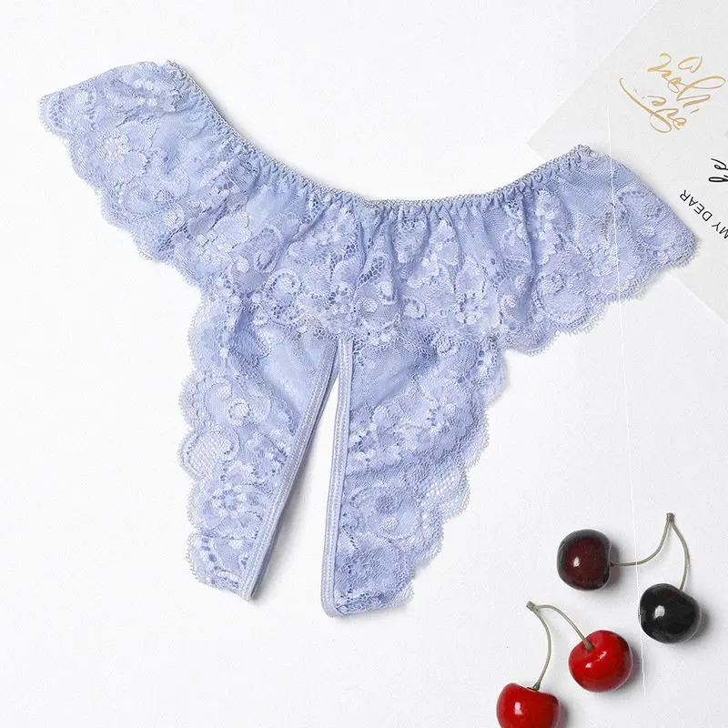 

Sexy Lace Thong Women's Underwear Lingerie T-irt Comfortable Breathable Home Clothes Spwear Autumn Season Eight-Sve