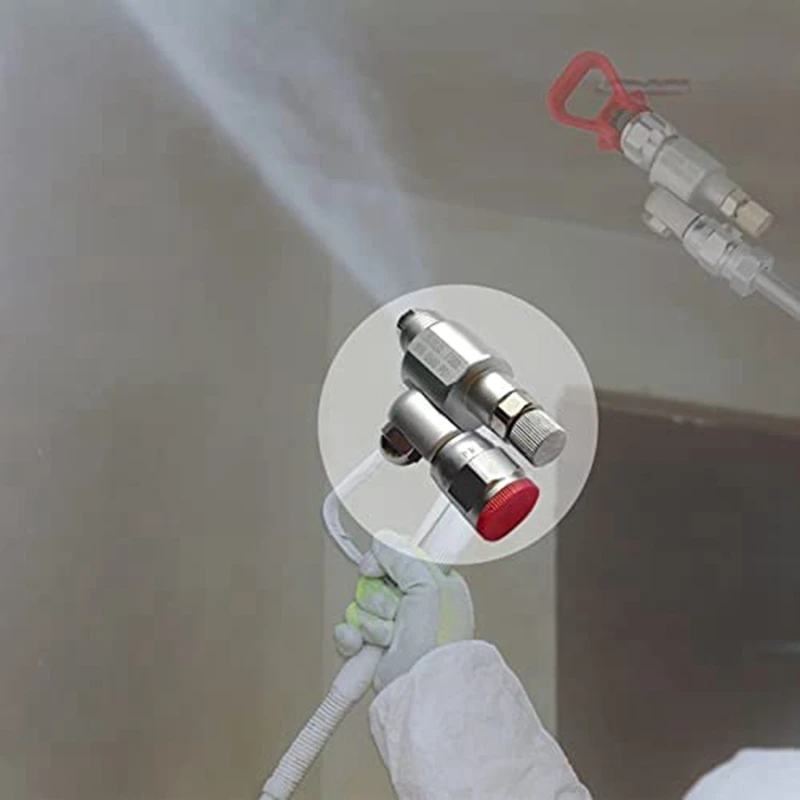 287030 Clean-Sh-Ot Shut-Off Valve,Pressure Airless Paint Spray Extension Anti-Spitting Valve Airless Spray Adapter Joint