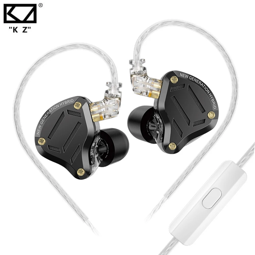 

KZ ZS10 Pro 2 Metal Earphone In Ear HIFI Bass Earbud 4-Level Tuning Switch Headphone Sport Monitor Noise Reduction Game Headset