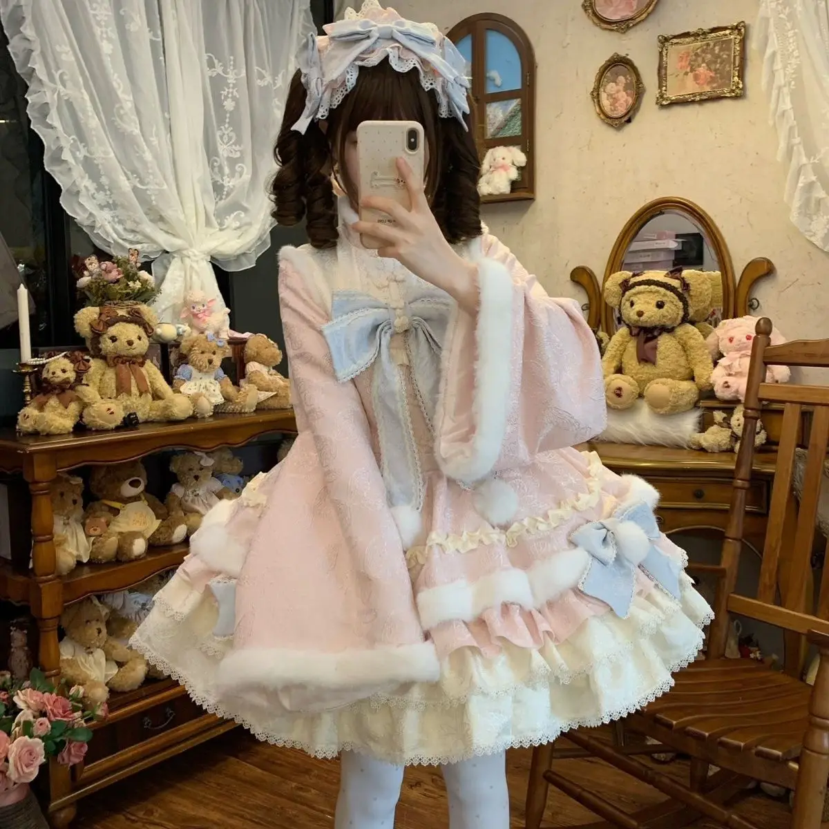 

Coalfell Original Design Autumn/Winter Lolita Sweet Girl Style Princess Dress JSK Strap Dress