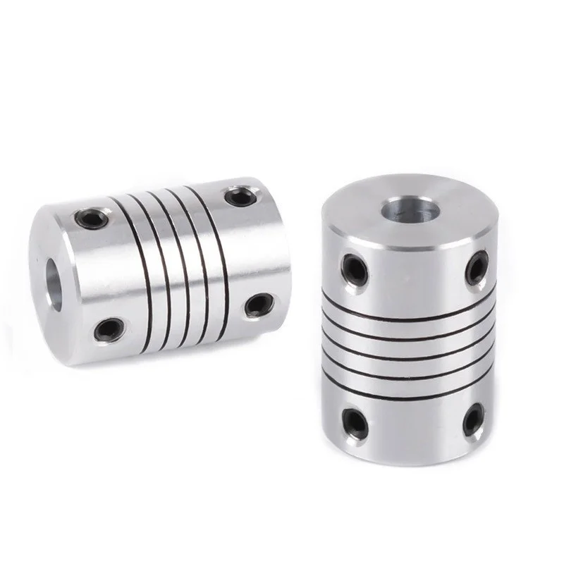 1pcs D12L18 Aluminum Alloy Elastic Printer Winding Coupling Encoder 2mm 3mm 4mm 5mm 6mm