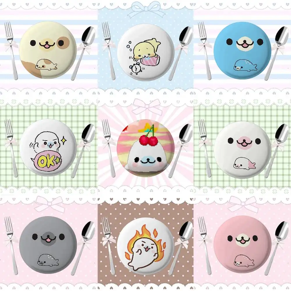 

Mamegoma CUTE Baby Enamel Pins Handmade Round Brooch L Killer Yagami Light Cosplay Badge Backpacks Jewelry Gifts