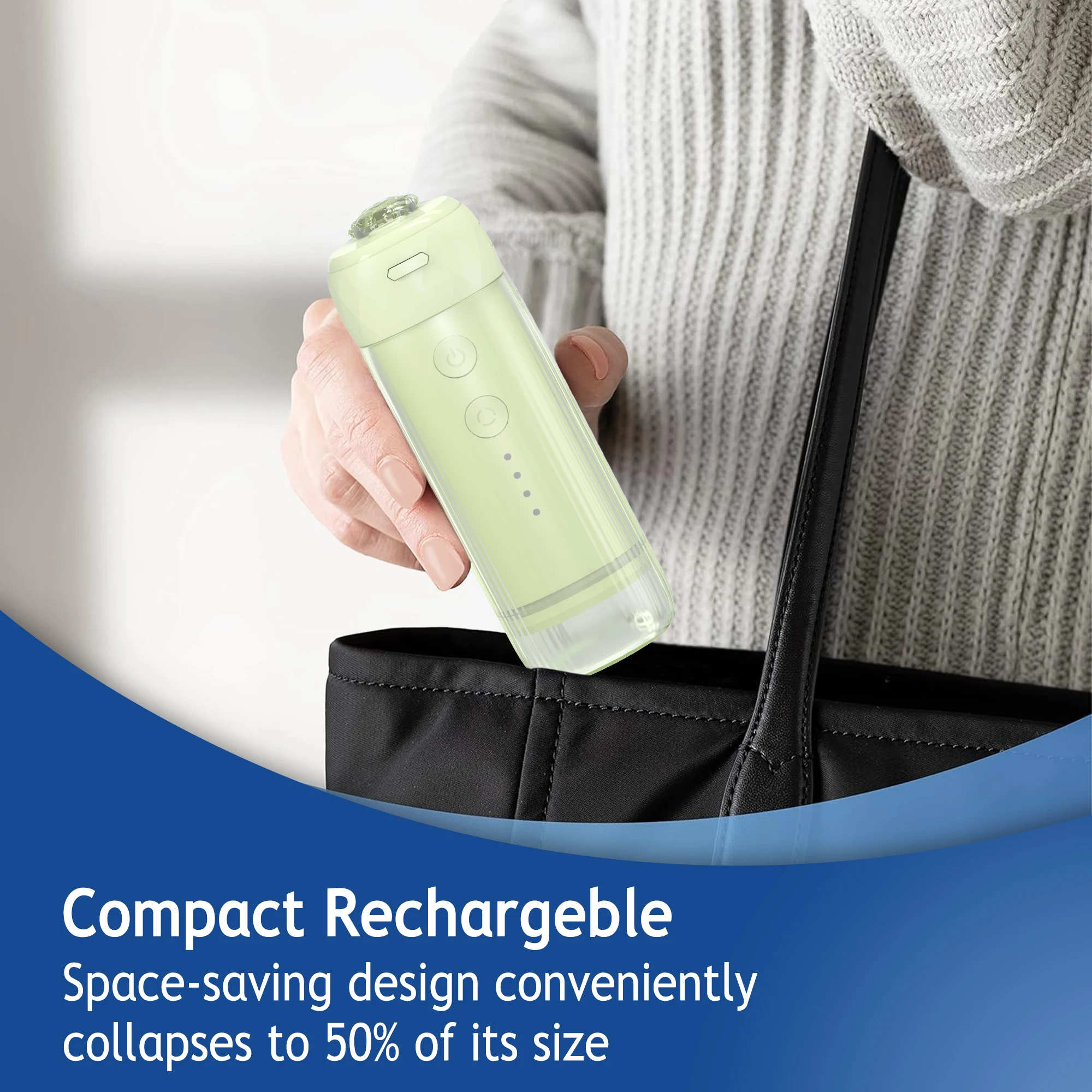 STLF SIILLK Top-Rated Black Rechargeable 2-Way Water Flosser  Irrigator for Deep Multi-Purpose Teeth Whitening Accessory