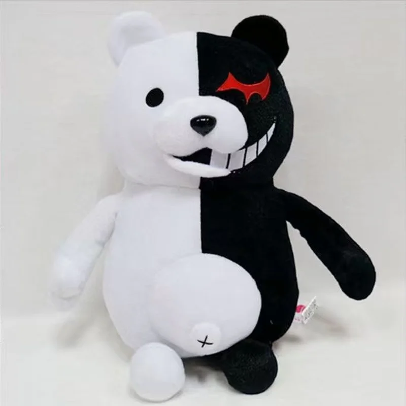 Best Seller 25cm Anime Dangan Ronpa Super Danganronpa 2 Monokuma Black&White Bear Plush Toy Bear Soft Stuffed Animal Dolls Toys