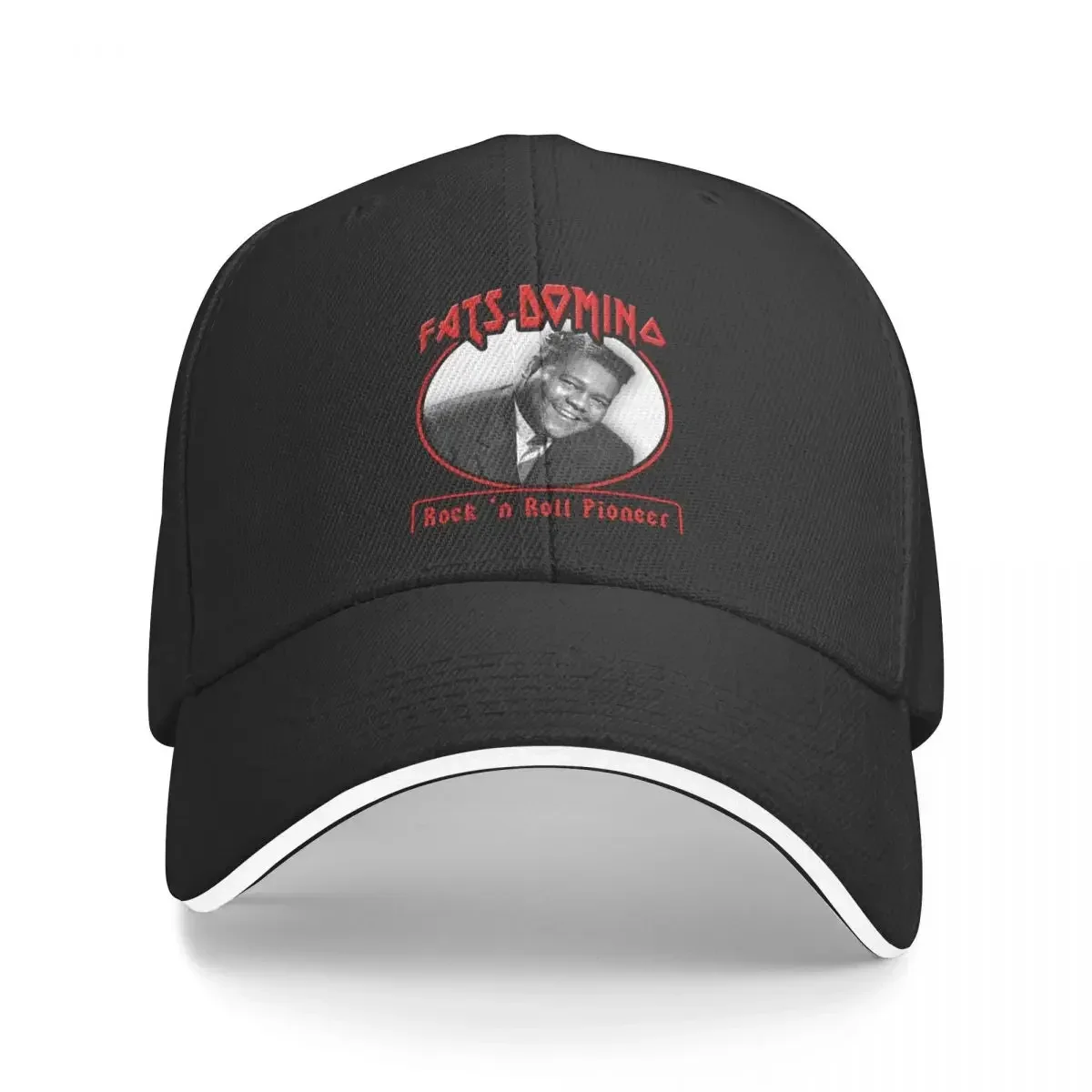 Fats Domino Rock n Roll Pioneer Oldies Tribute with Modern Twist Cap Baseball Cap fashion Cap male Hat girl Men's