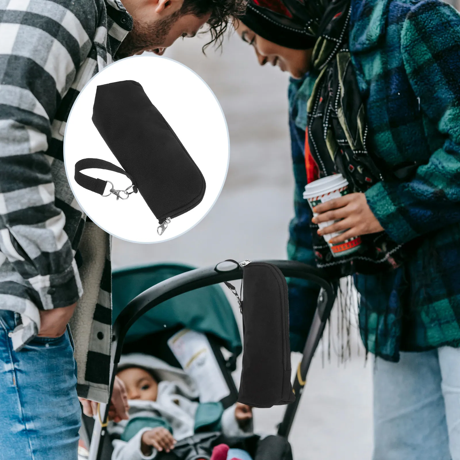 

Baby Bottle Insulated Bag Portable Aluminum Foil Cooler Warmer Bag Lightweight Travel Bottle Protector Breastmilk Storage Cover
