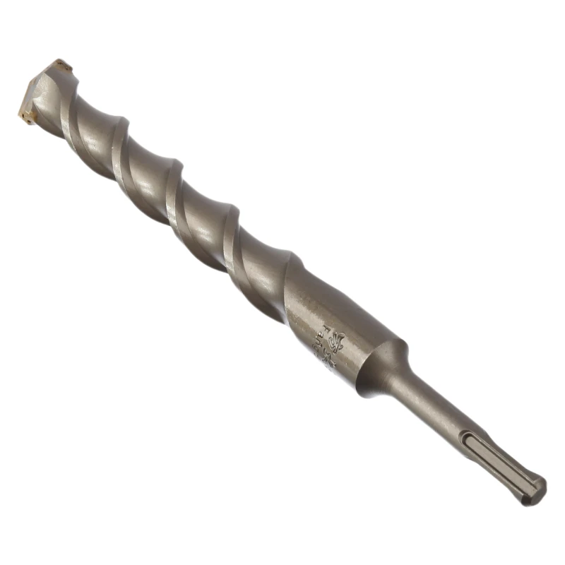 ดอกสว่านคอนกรีต SDS Plus ขนาด 25 มม. แบบสองหัว สำหรับสว่านกระแทก 260 มม. ใช้กับกำแพง อิฐ บล็อก สว่านไฟฟ้า ดอกสว่านงานก่ออิฐ 1 ชิ้น