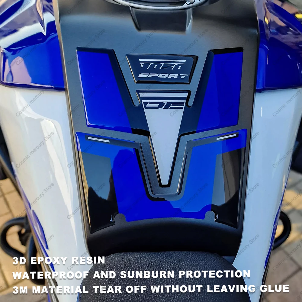 For Suzuki V Strom 1050 DE Motorcycle Tank Pad Sticker Protective Stickers Kit 3D Gel Epoxy Resin Stickers