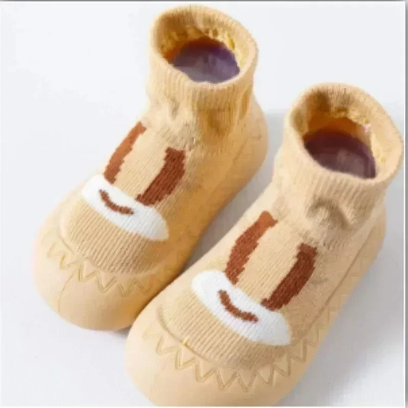 Детская напольная обувь в классическом стиле, носки, нескользящая обувь для новорожденных, детские носки, обувь для девочек, домашняя обувь для мальчиков