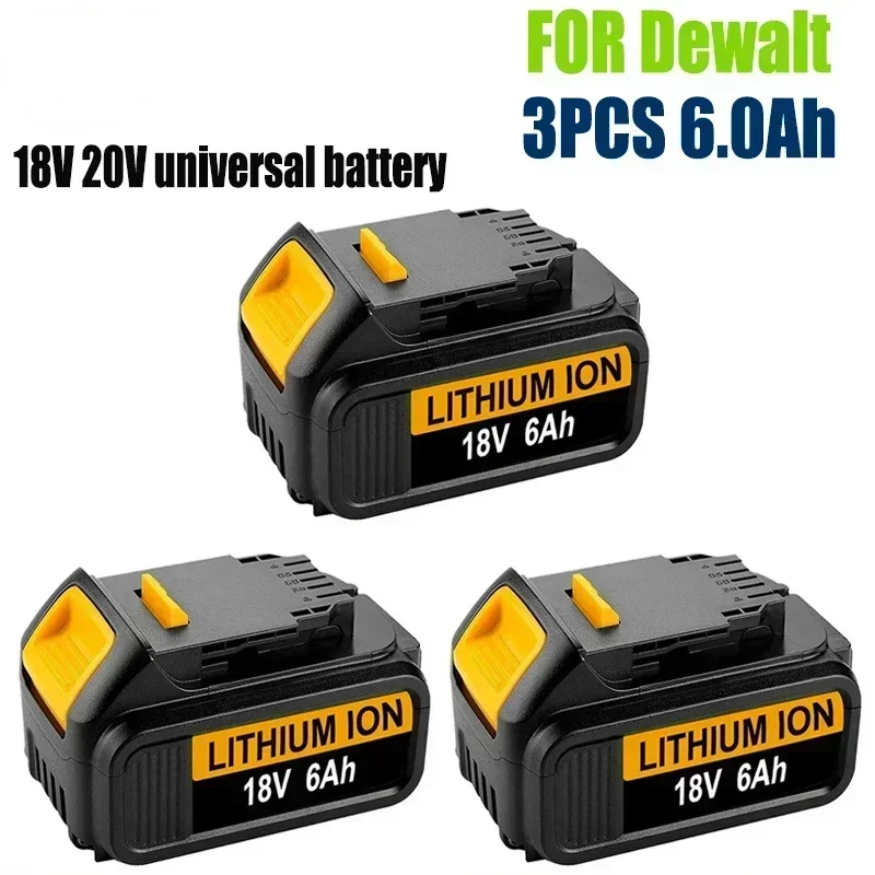 For Dewalt 18V 20V Battery Replacement Plastic Case 6.0Ah  DCB201,DCB203,DCB204,DCB200 Li-Ion Battery Cover Parts