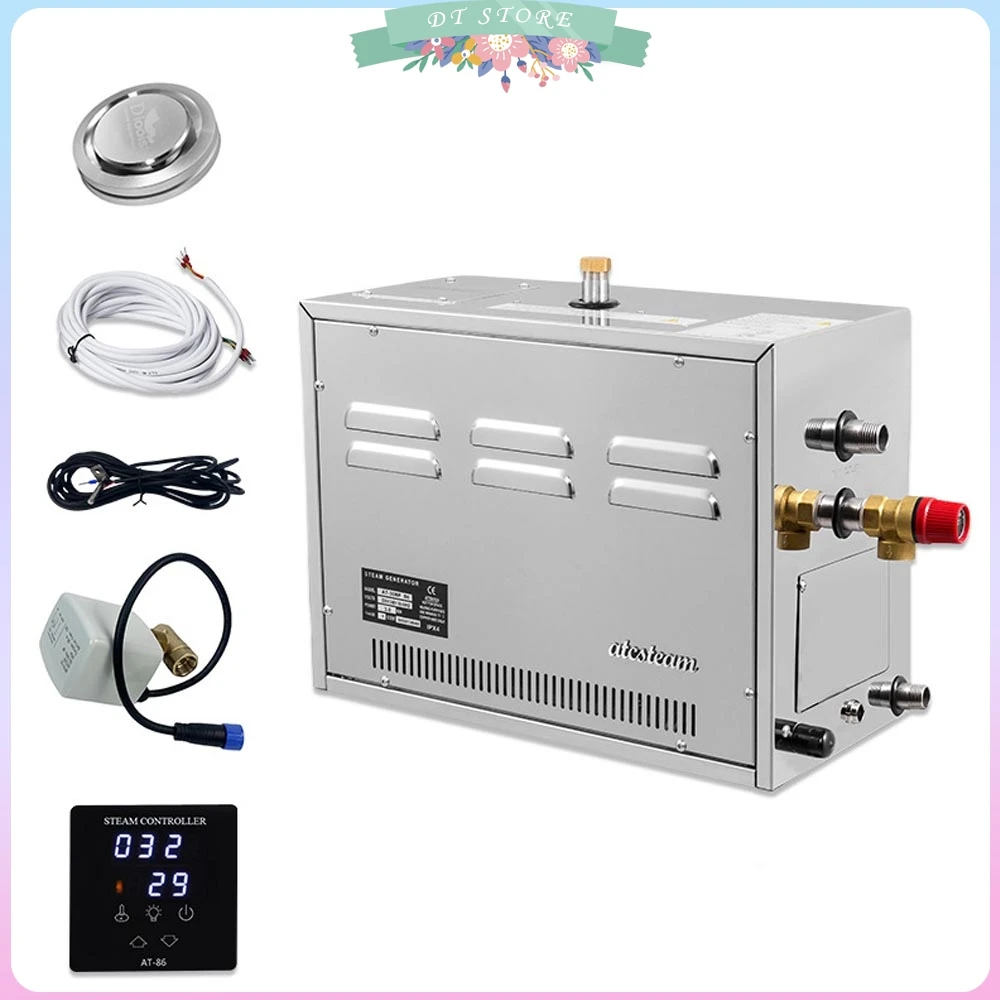 

18KW Stainless Steel Sauna Bath Steam Generator With Digital Controller Related items Stainless Steel Steam Nozzle