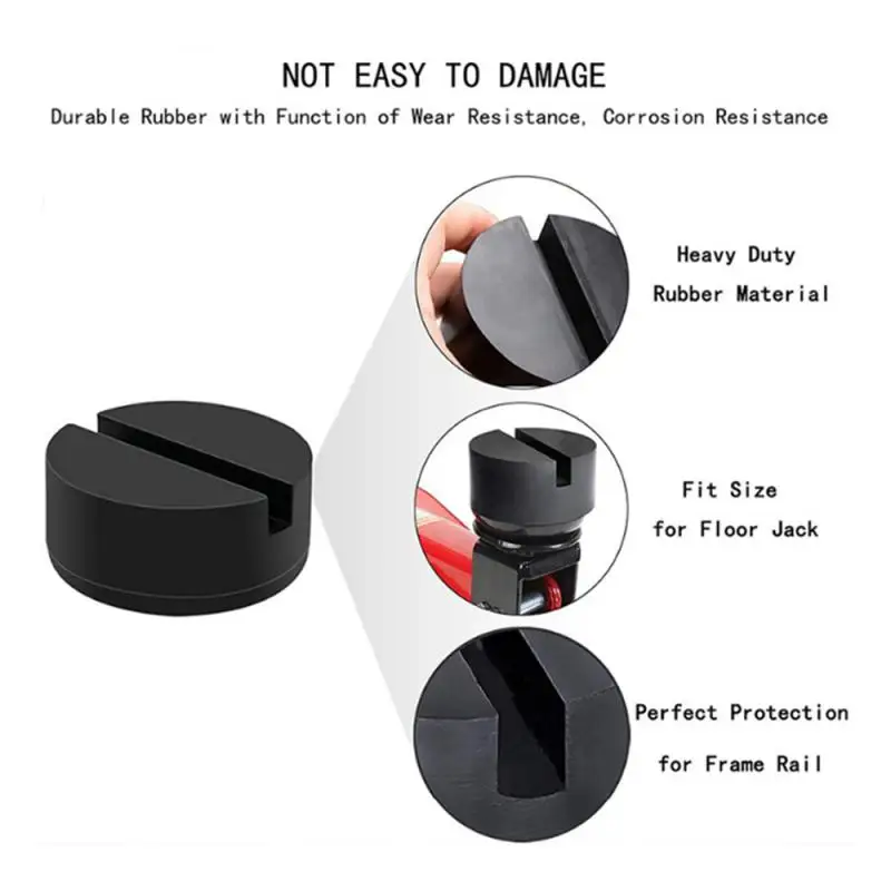 

Резиновая накладка на автомобильный домкрат, подъемный домкрат, опорный блок, защитная направляющая, инструмент для ремонта автомобиля, противоскользящий переходник для разборки автомобиля