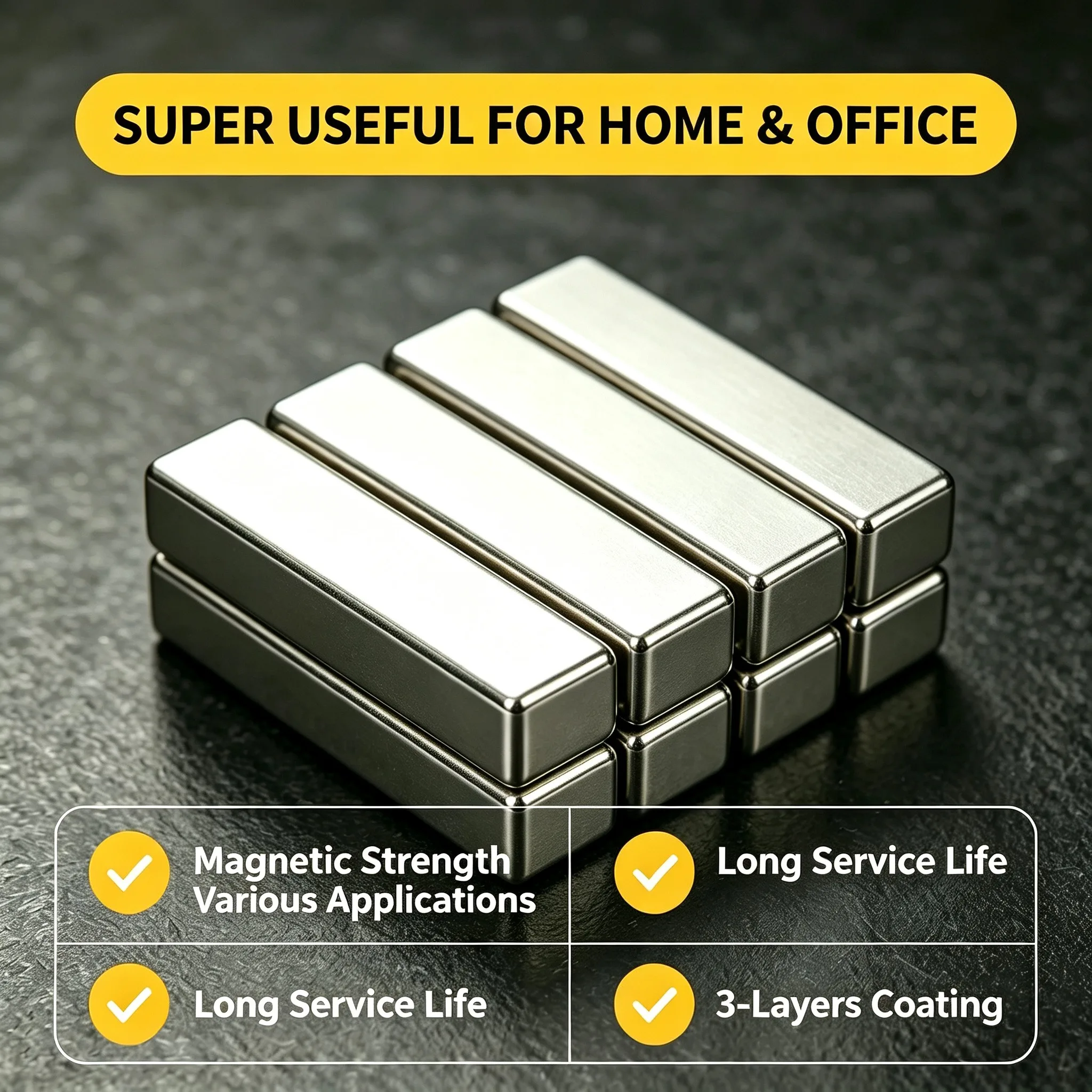 15x3x2mm N35 Rectangular Block Neodymium Magnet Super Powerful Permanent NdFeB Rare Earth Magnetic Magnets 15x3x2mm