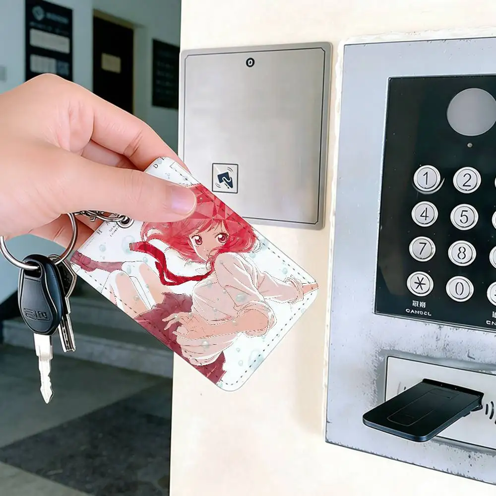Ao Haru Ride Anime-Kartenhalter, geeignet für Bank-, Geschäfts- und Arbeitskarten, Kreditkarten, Ausweise, Taschenhalter, Schlüsselanhänger – Detail 7