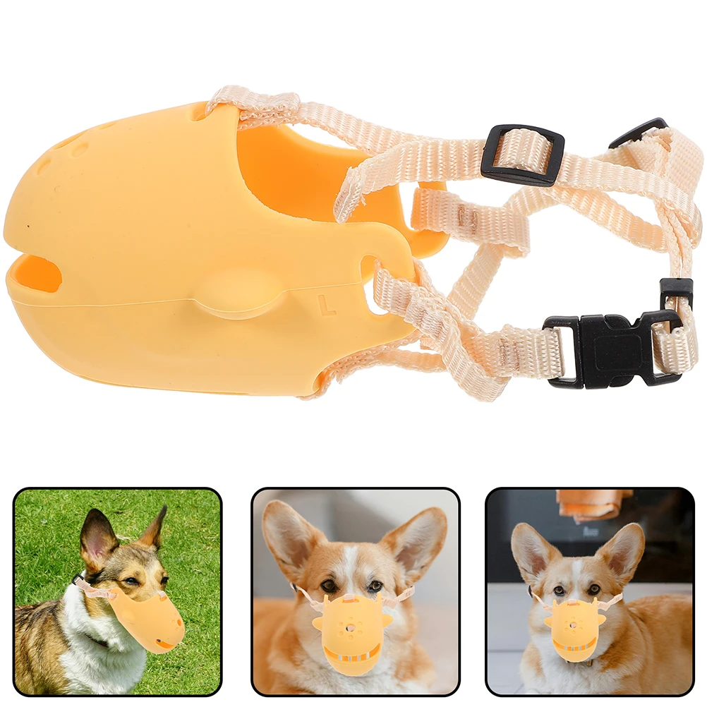 

Barking Anti-mouth Dog Muzzle for Small Dogs to Prevent Biting Orange Pp Guard